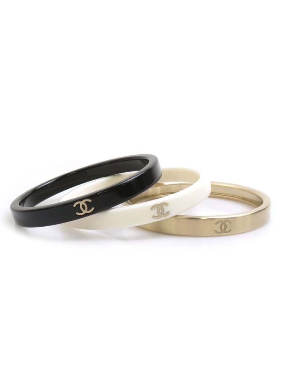Chanel Bracelet Bangle CC Logo